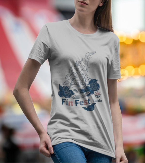 Fahlo Fin Fest Event Kaitlyn Clouds T-Shirt