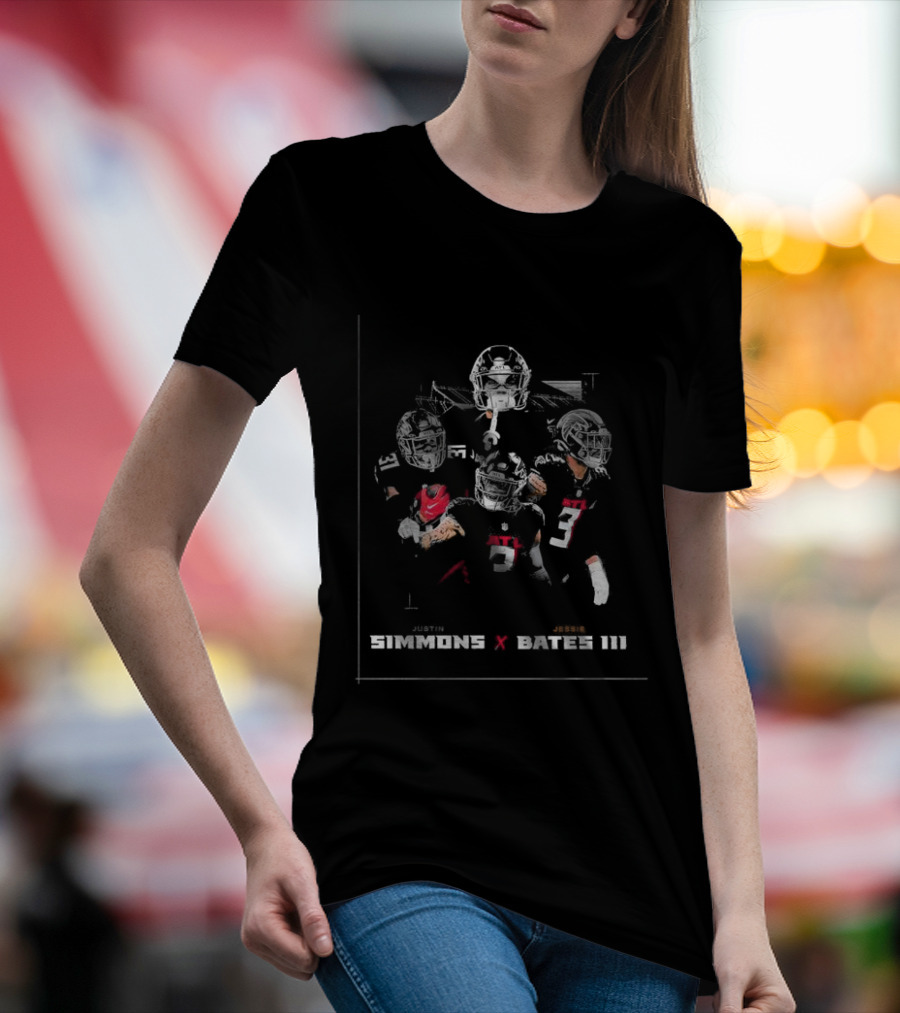 Justin Simmons X Jessie Bates III NFL Collaboration T-Shirt