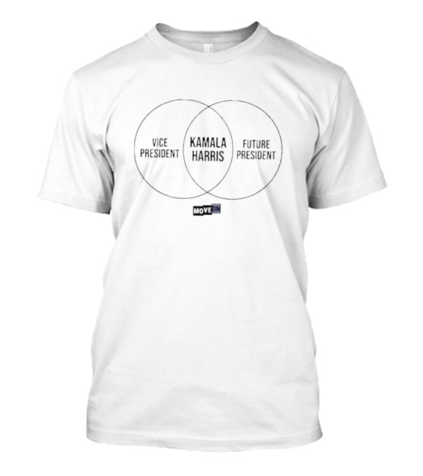 Kamala Harris Vice President Future President Venn Diagram Move On T-Shirt