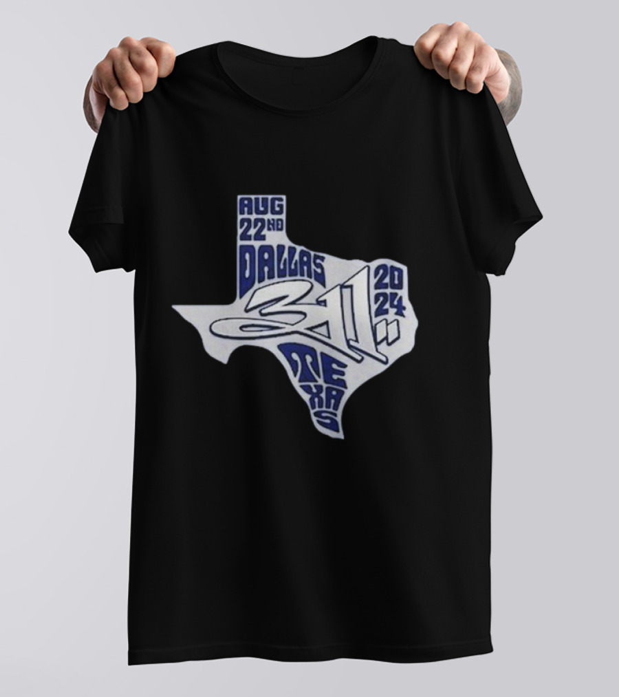 311 Dallas Texas August 22 2024 Tour T-Shirt