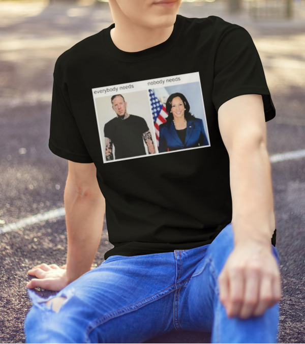 Everybody Needs Nobody Needs American Flag Tattoo Jacket T-Shirt