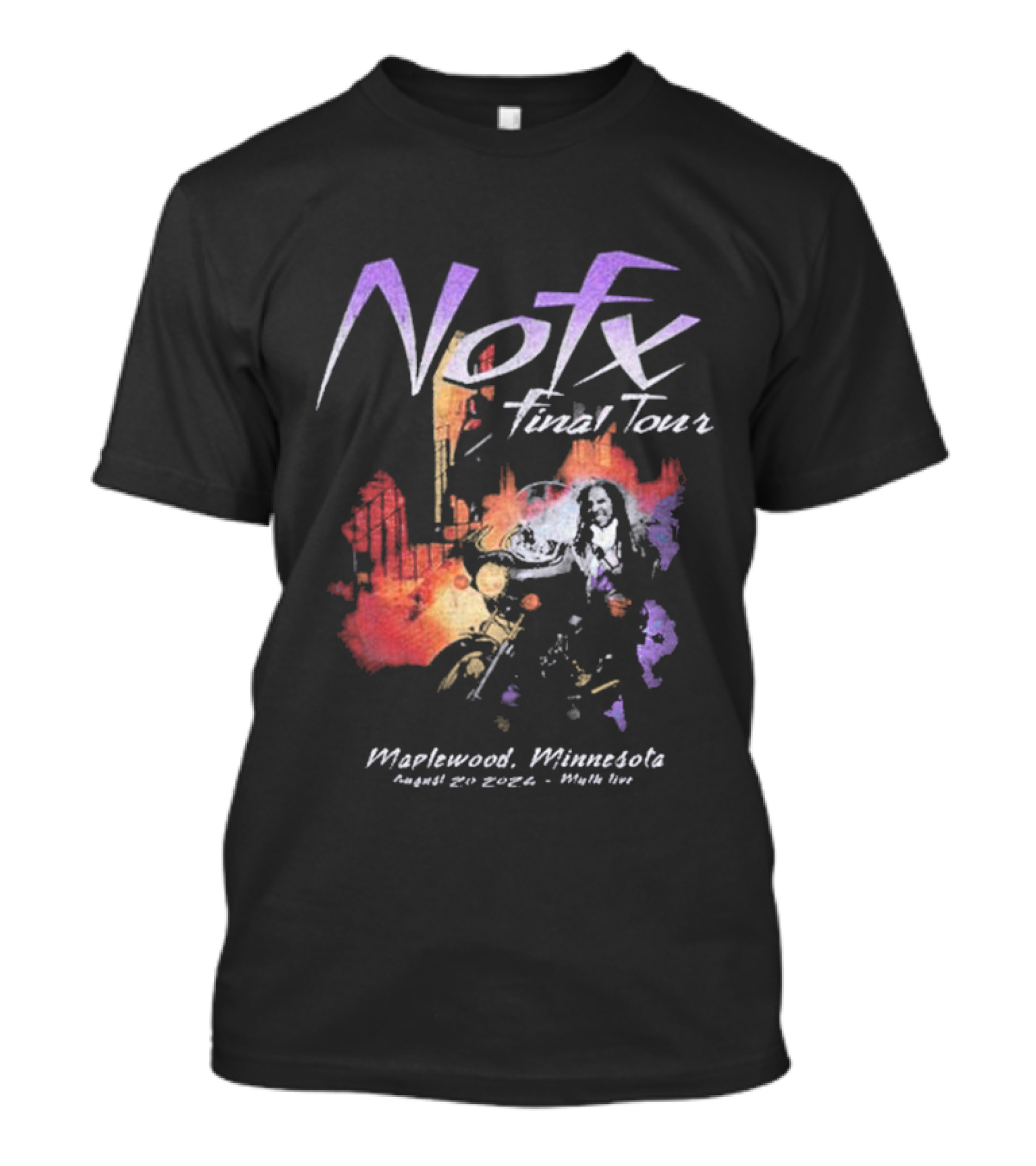 NOFX Final Tour Maplewood Minnesota August 20 2024 Myth Live T-Shirt