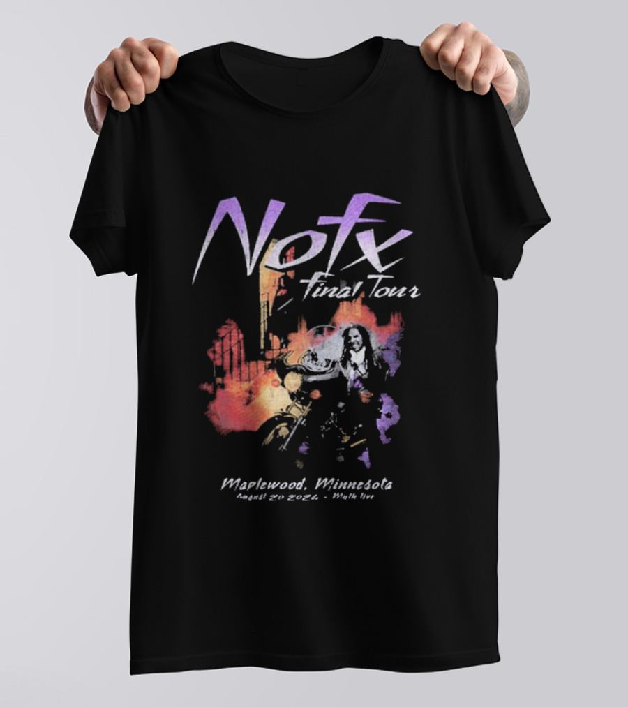 NOFX Final Tour Maplewood Minnesota August 20 2024 Myth Live T-Shirt