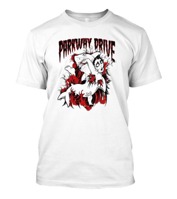 Parkway Drive Horizons There’s Blood In The Water Gruesome Shark Attack T-Shirt