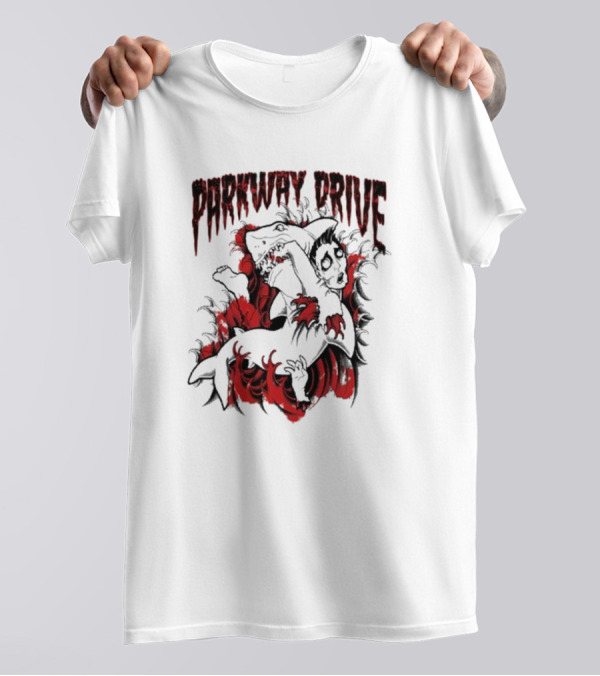 Parkway Drive Horizons There’s Blood In The Water Gruesome Shark Attack T-Shirt