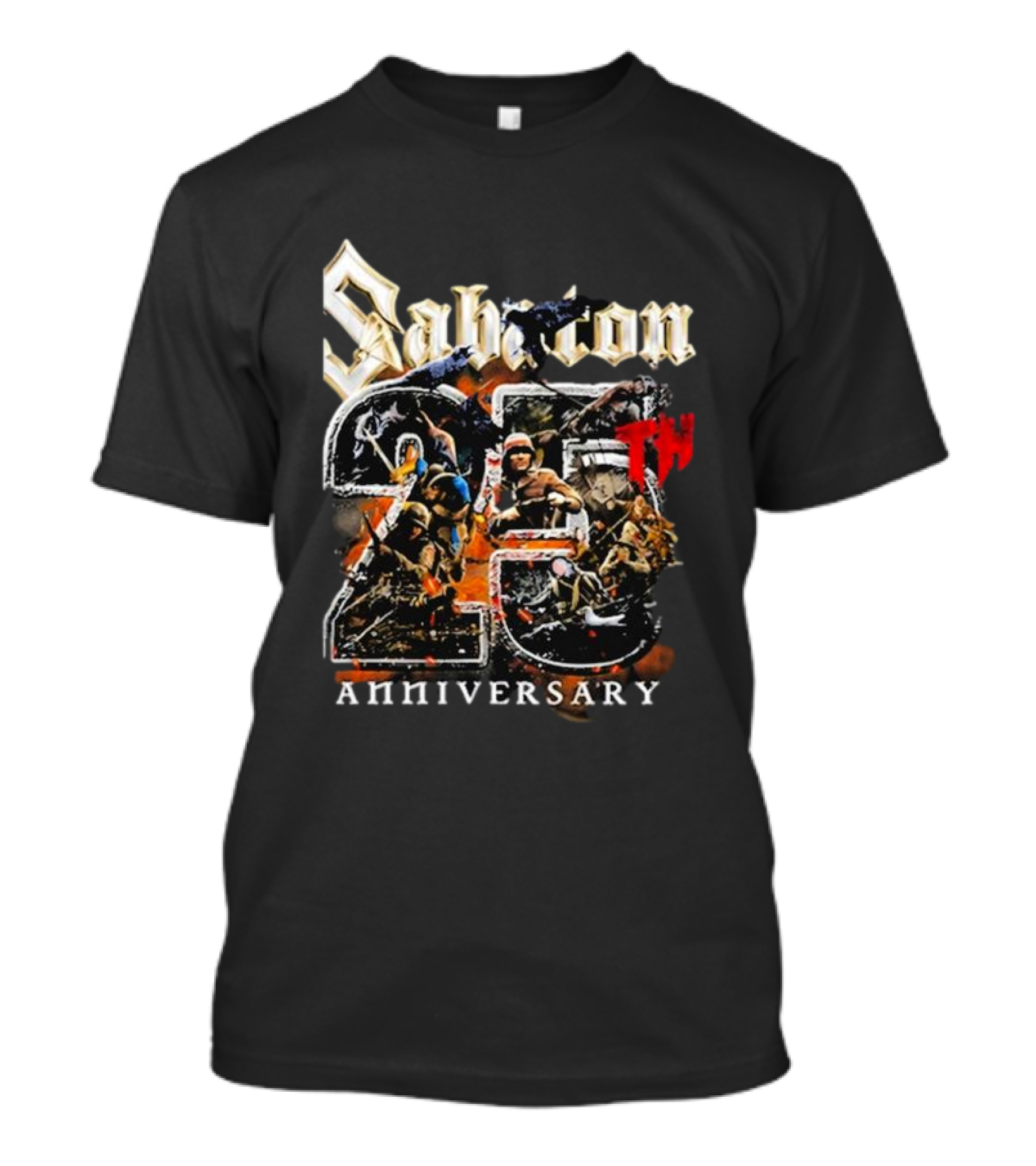 Sabaton 25th Anniversary War Imagery T-Shirt