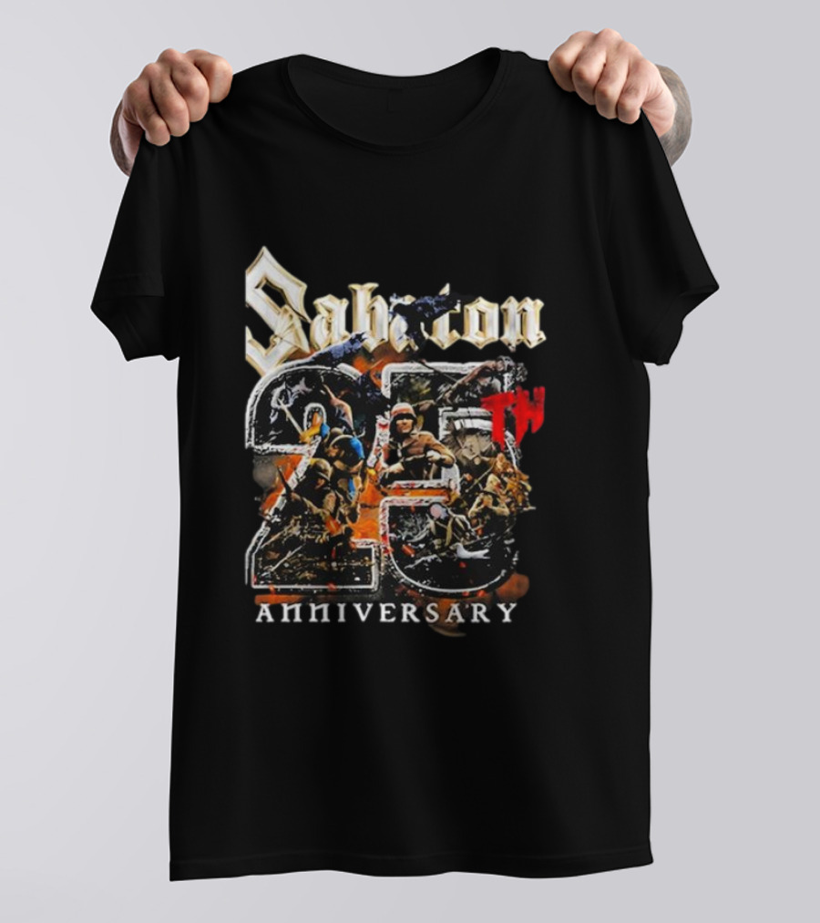 Sabaton 25th Anniversary War Imagery T-Shirt