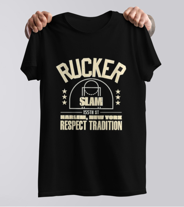 Rucker Park Slam 155th St Harlem New York Respect Tradition T-Shirt