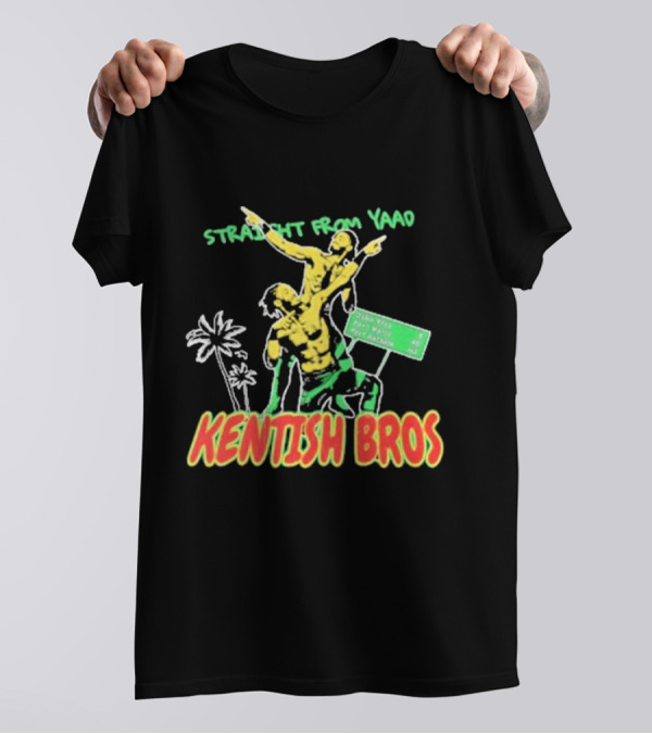 Straight From Yaad Kentish Bros Ocho Rios Montego Bay Negril Jamaica T-Shirt