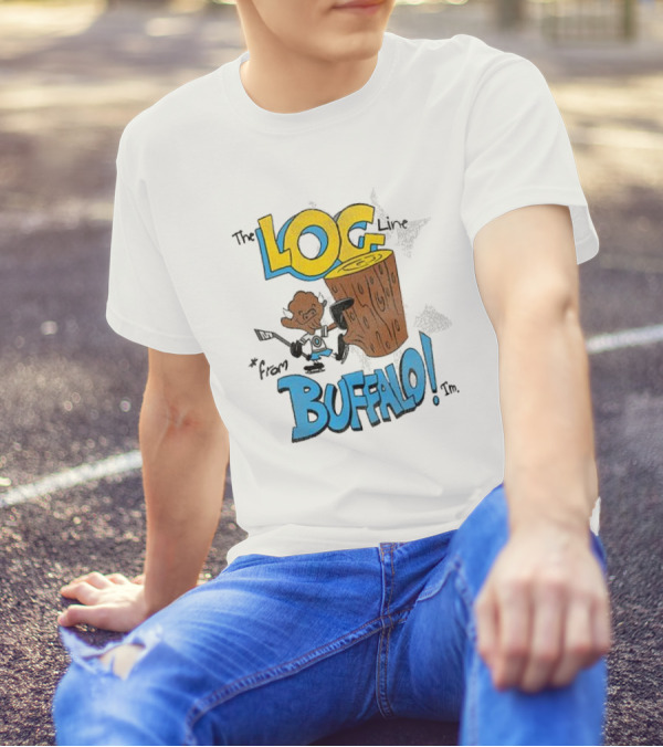 The Log Line From Buffalo Joe Lodico Buffalo Bills T-Shirt