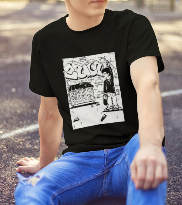 Zulu Black Powerviolence Street Art From The Tribe Of The Moon T-Shirt