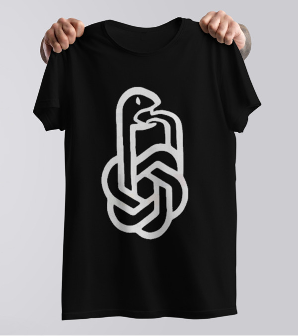 Aravind Srinivas Snake AI Knot T-Shirt