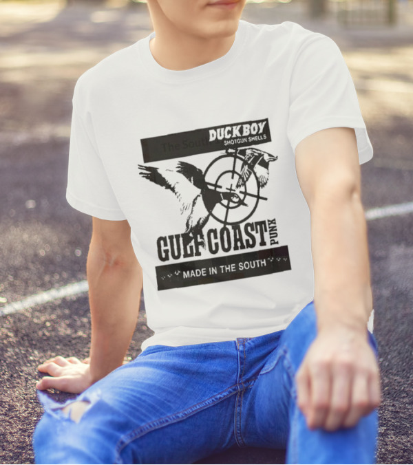Duckboy Shotgun Shells Gulf Coast Punk Made In The South 12ga T-Shirt