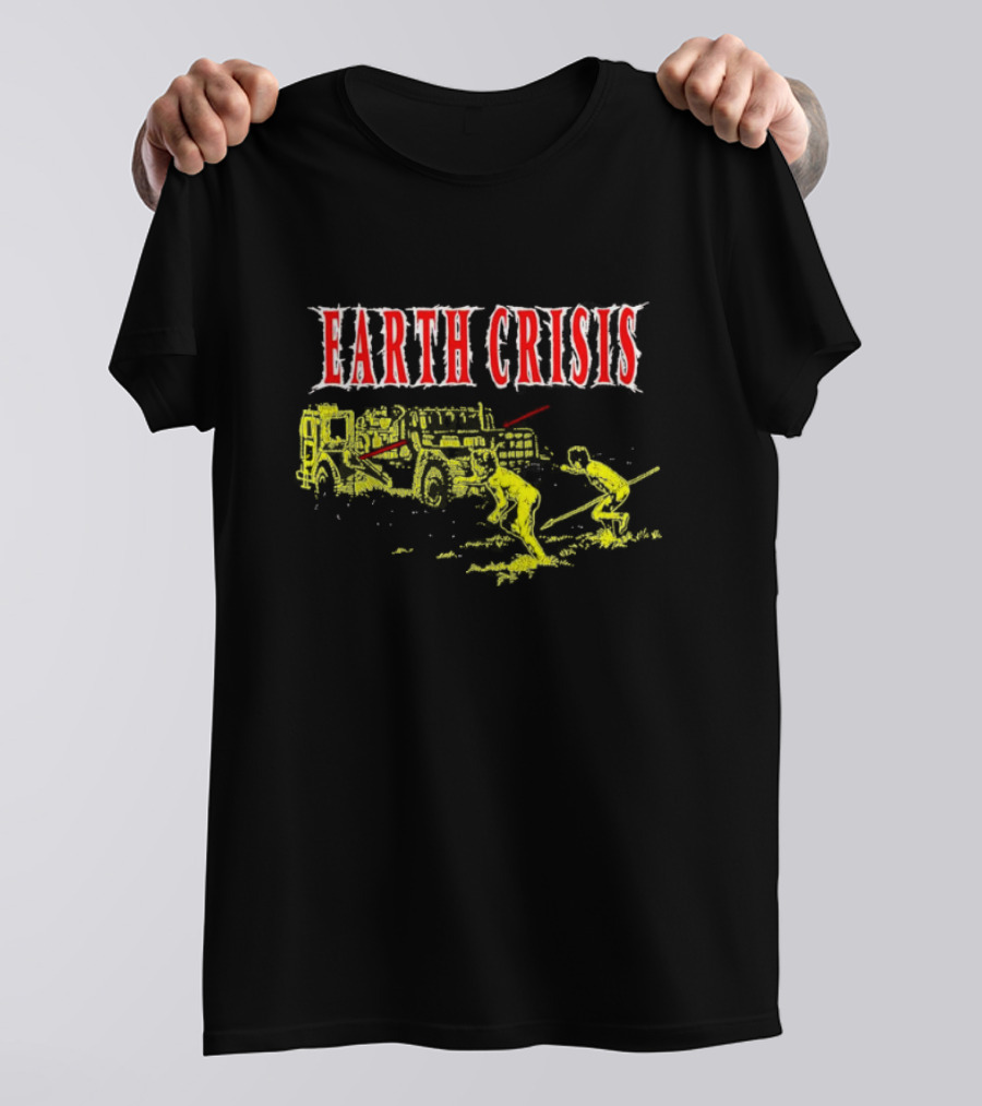 EARTH CRISIS Death Machines Human Conflict Scene T-Shirt