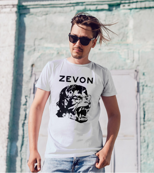 Zevon Angry Face Drawing T-Shirt