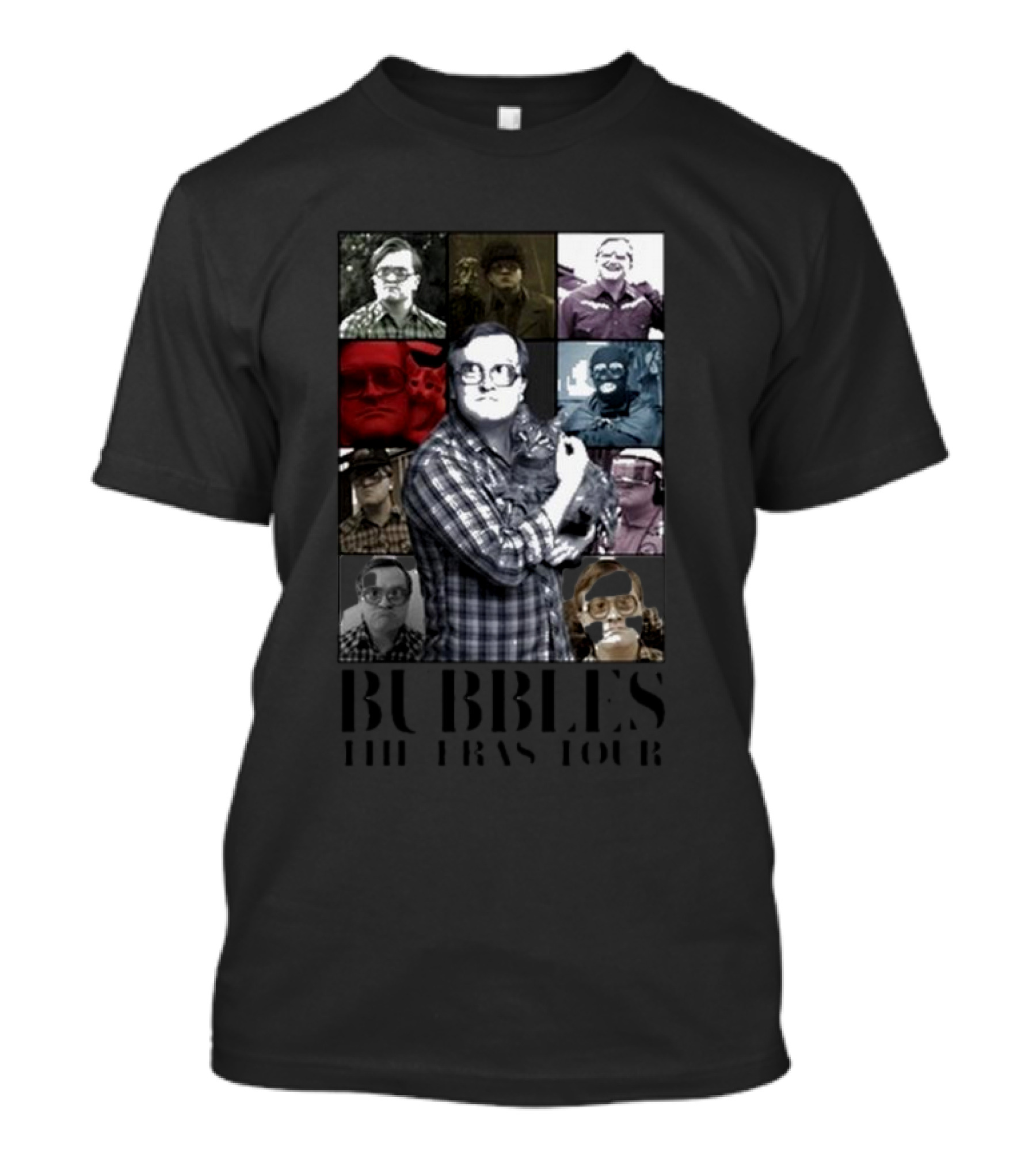 Bubbles The Eras Tour Collage T-Shirt