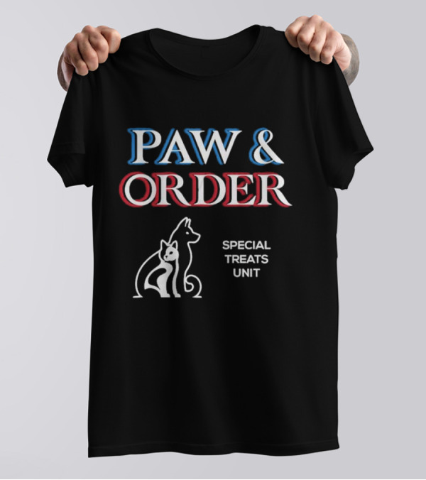 Paw And Order Special Treats Unit Dog Cat T-Shirt