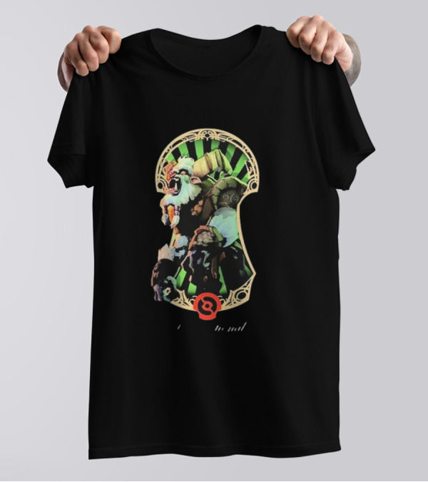 Dota 2 TI13 International 2024 Spirit Breaker Event Keyhole T-Shirt