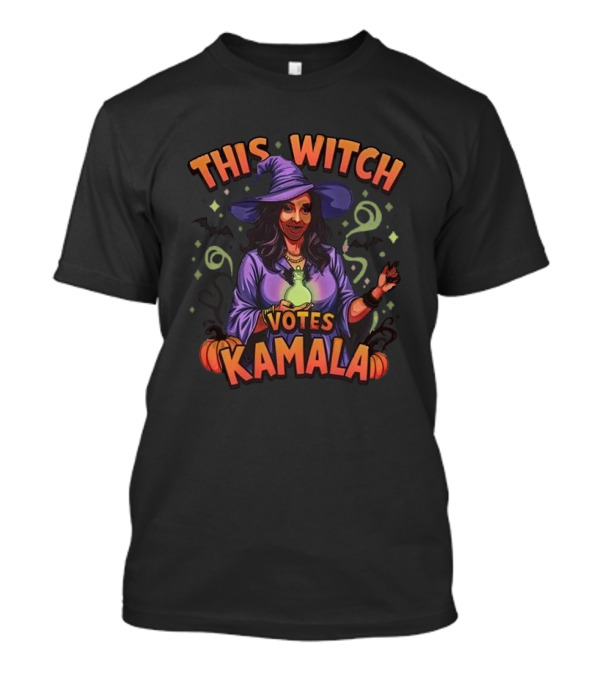 Kamala Harris This Witch Votes Halloween 2024 Pumpkin Magic T-Shirt