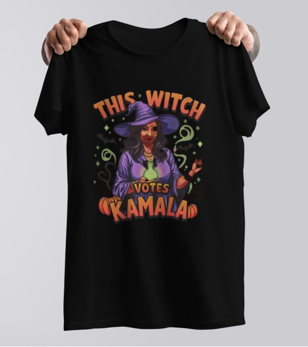 Kamala Harris This Witch Votes Halloween 2024 Pumpkin Magic T-Shirt
