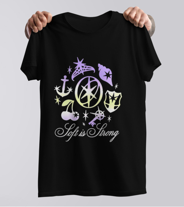 Katseye Soft Is Strong Symbols And Stars T-Shirt