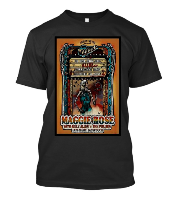 Lightnin' 100 Presents ALVVAYS Halloween Bash With Maggie Rose At Eastside Bowl Nashville October 31 T-Shirt
