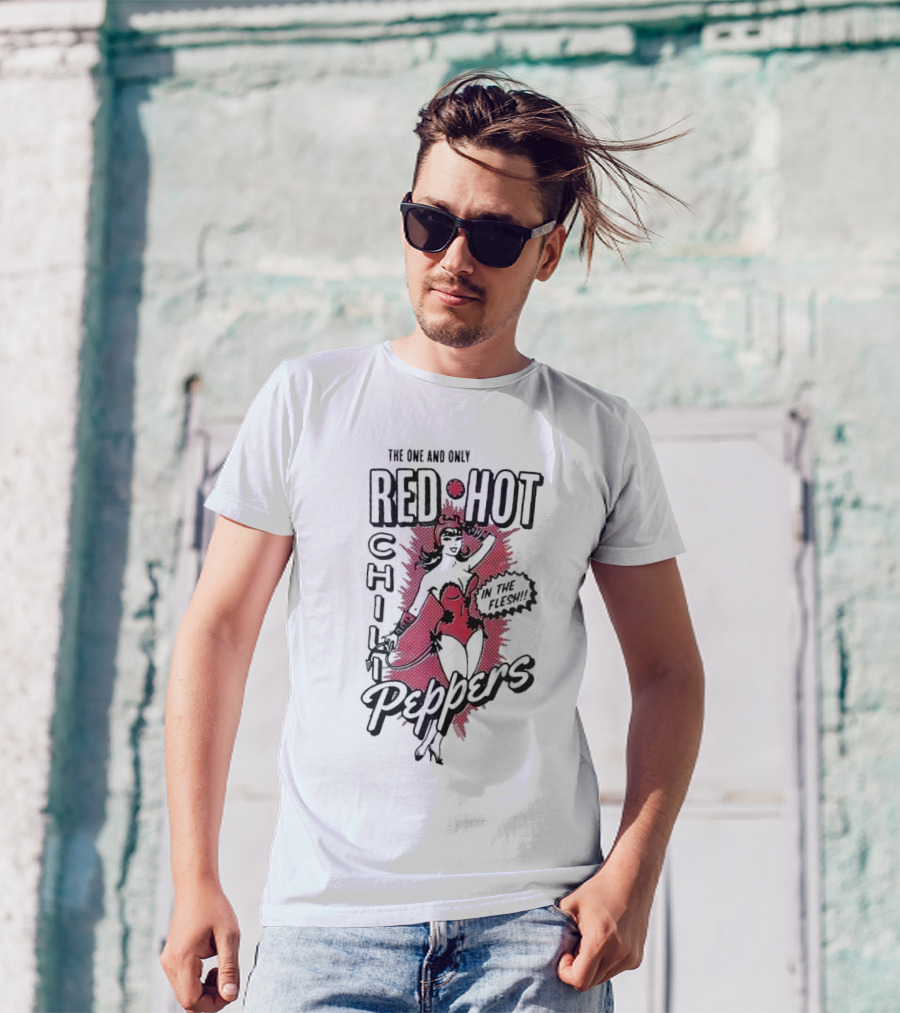 The One And Only Red Hot Chili Peppers In The Flesh T-Shirt