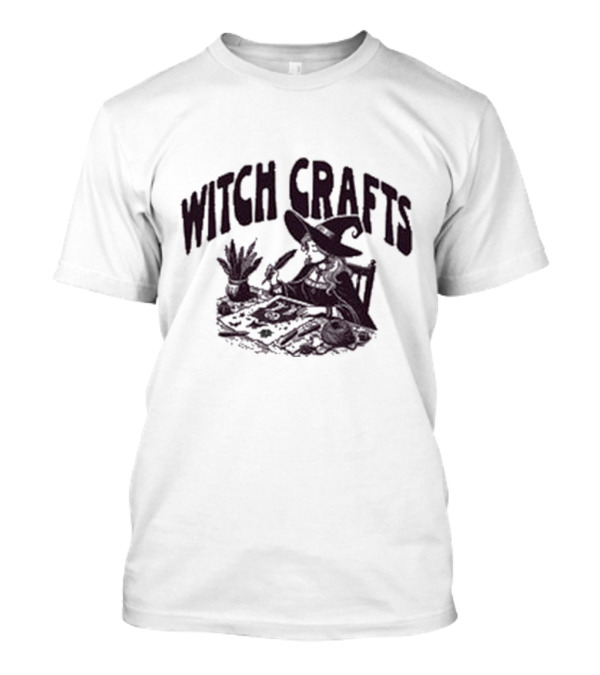 Witch Crafts Halloween 2024 Witch Hat Potion Cauldron Spooky Crafting T-Shirt