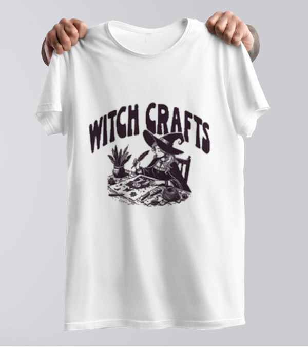 Witch Crafts Halloween 2024 Witch Hat Potion Cauldron Spooky Crafting T-Shirt