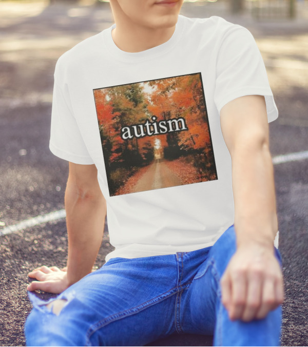 Autism In An Autumn Forest Pathway T-Shirt