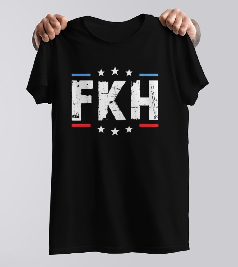 Juanita Broaddrick FKH Stars Red Blue Stripes T-Shirt