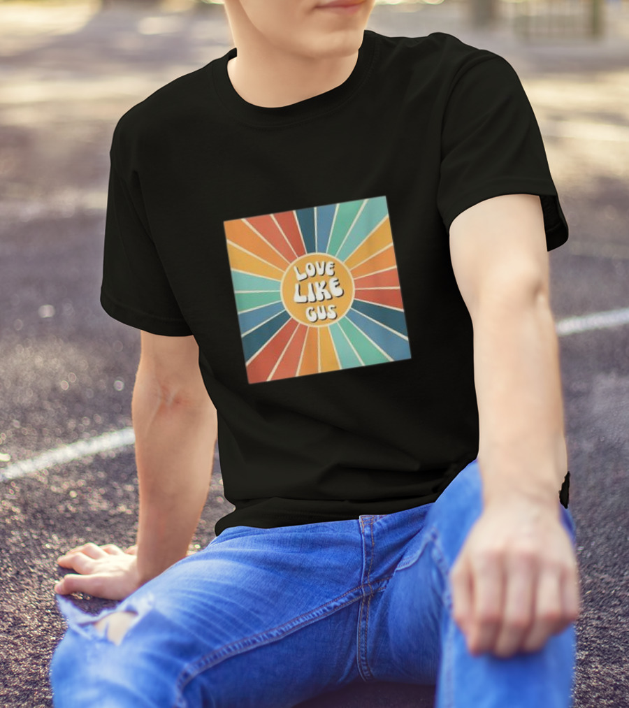 Love Like Gus Retro Sunshine Stripes T-Shirt