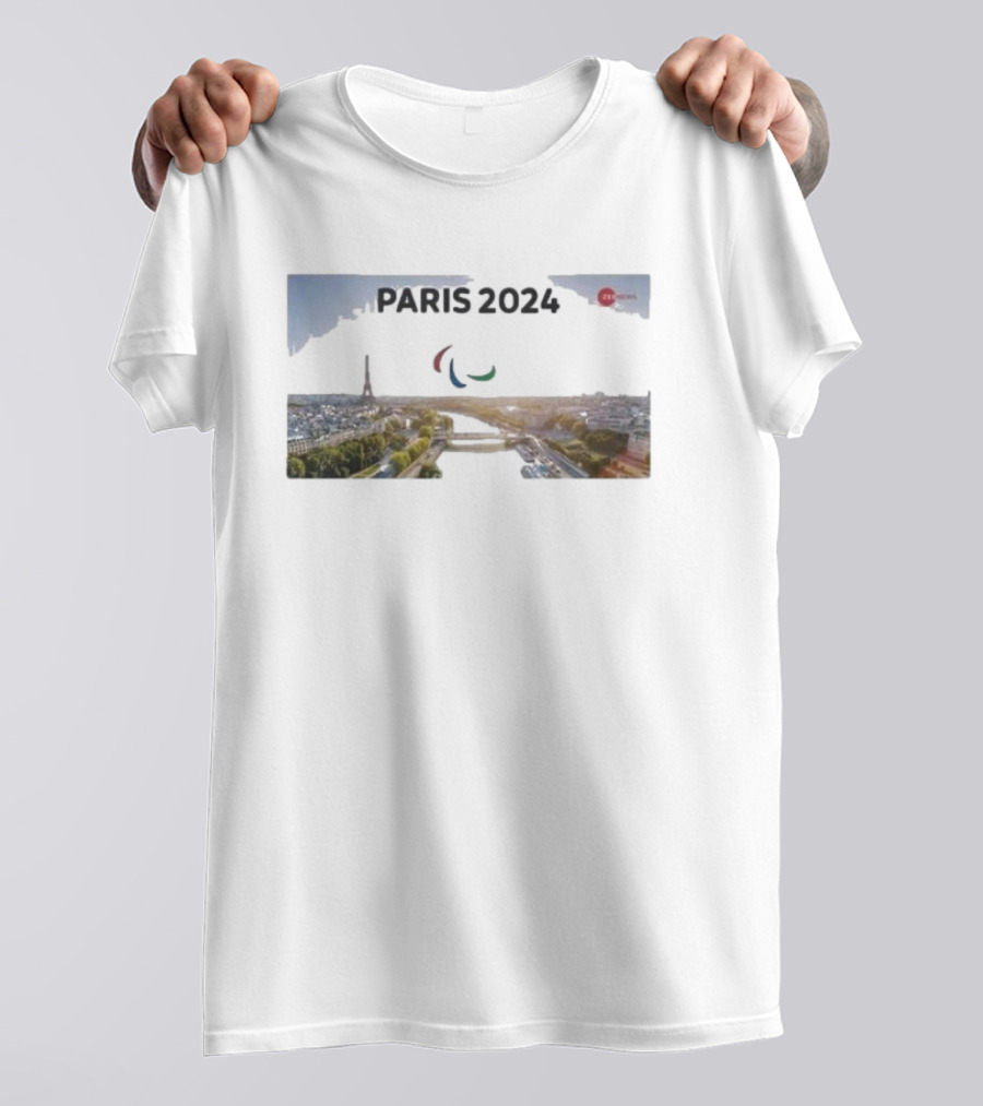 Paris 2024 Paralympic Games Skyline T-Shirt