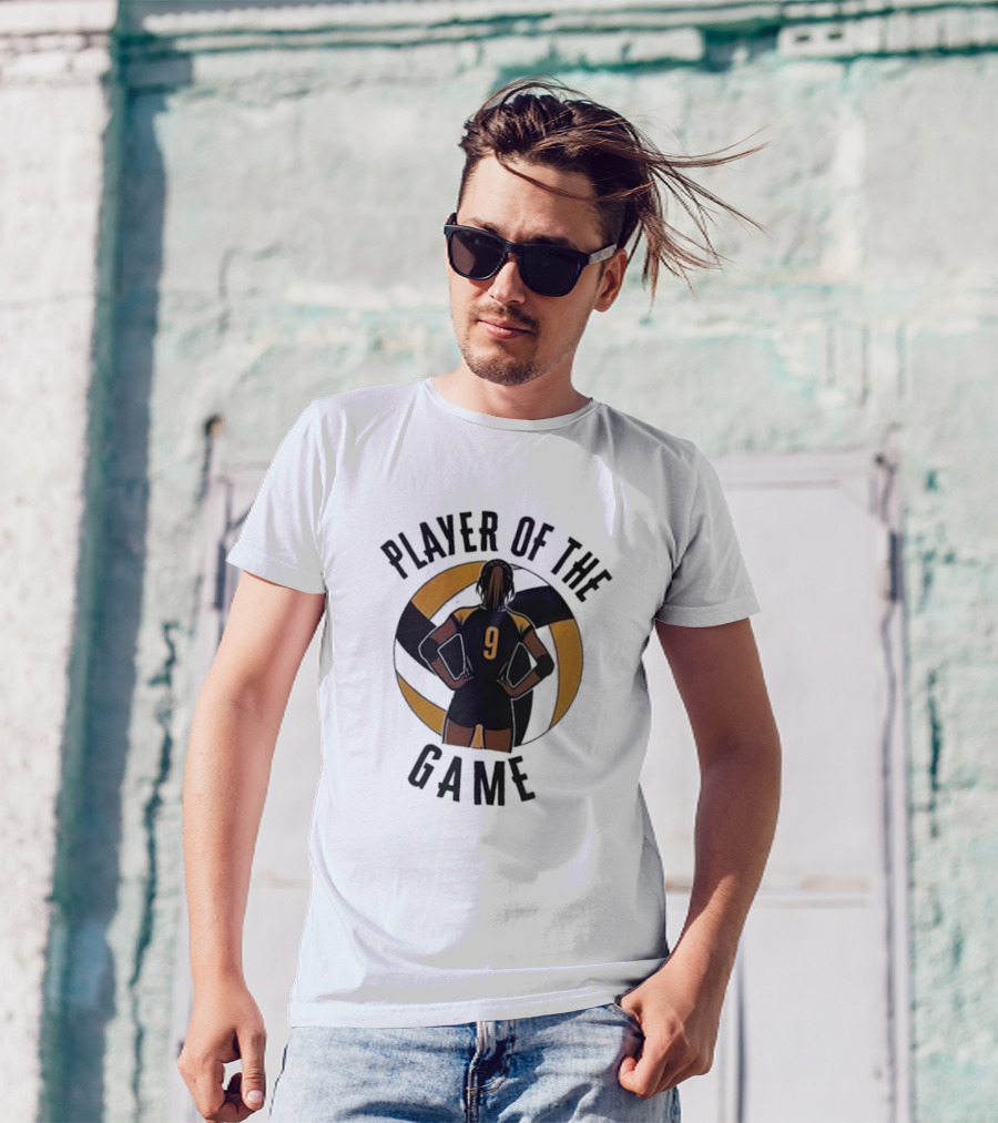 Player Of The Game 9 Volleyball T-Shirt