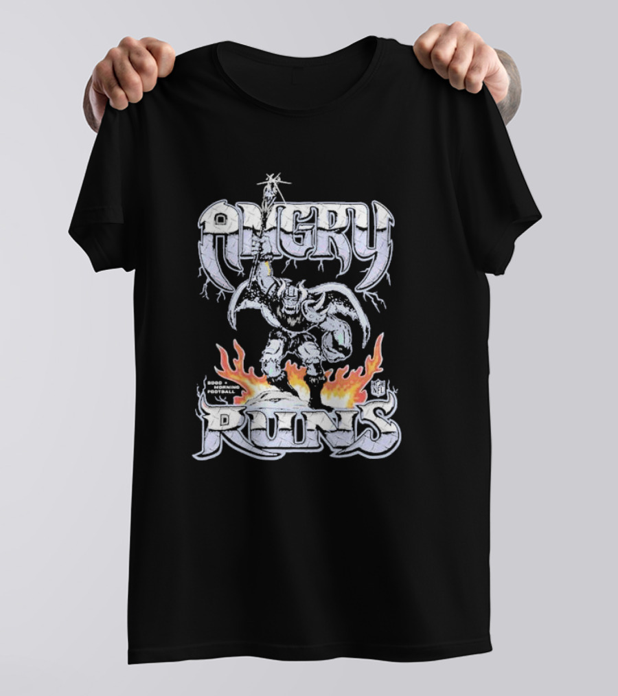 Angry Runs 2024 Tour NFL Good Morning Football T-Shirt