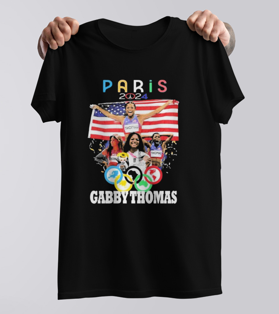 Gabby Thomas Paris 2024 Olympics Champion T-Shirt
