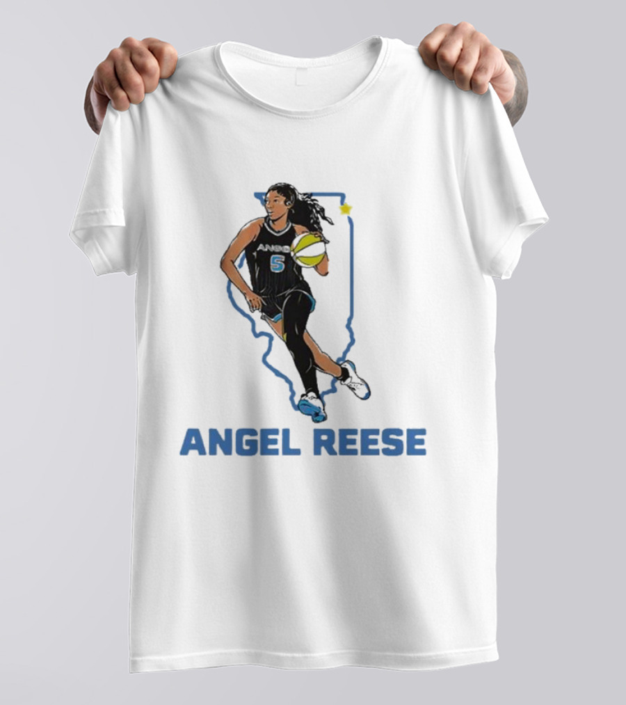 Angel Reese Basketball Star Rookie Achievement T-Shirt