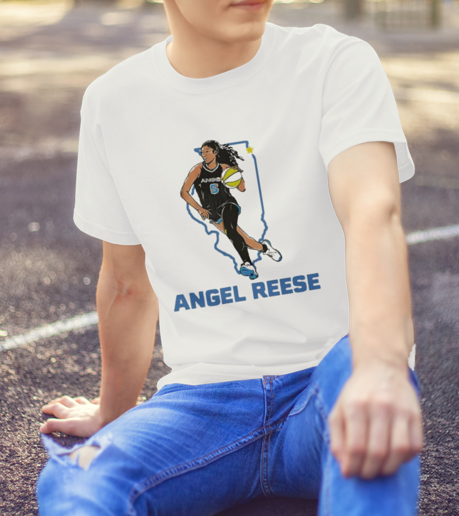 Angel Reese Basketball Star Rookie Achievement T-Shirt