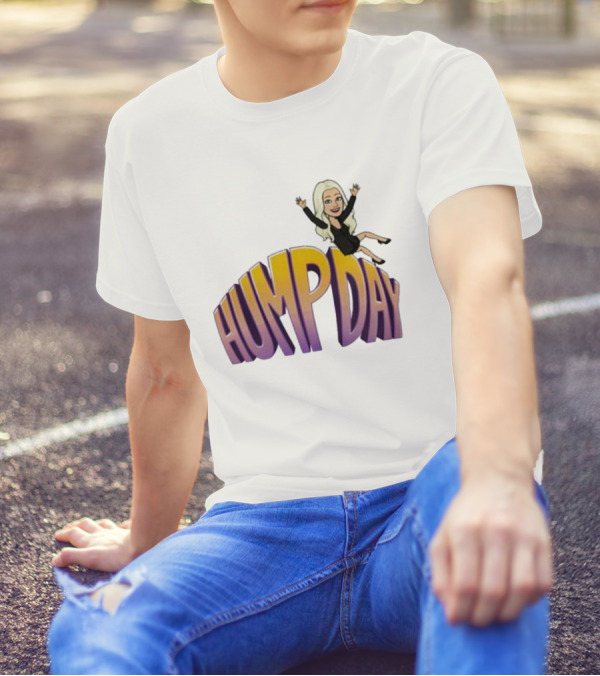 Debbie Quasimodo Hump Day Cartoon Character Text T-Shirt