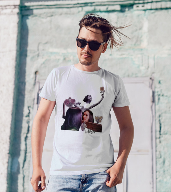 Mitski Collage With Flowers And Reflective T-Shirt