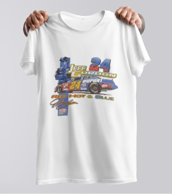 Jeff Gordon 24 Dupont Red Hot And Blue Racing 2003 T-Shirt
