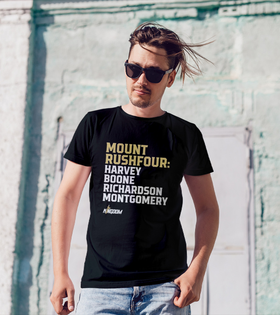 The Kingdom Mount Rushfour Harvey Boone Richardson Montgomery T-Shirt