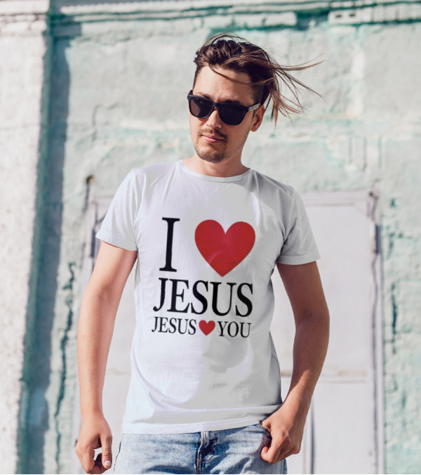 Bryce Crawford I Heart Jesus Jesus Loves You T-Shirt