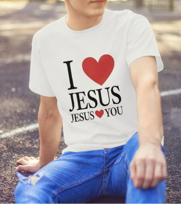 Bryce Crawford I Heart Jesus Jesus Loves You T-Shirt