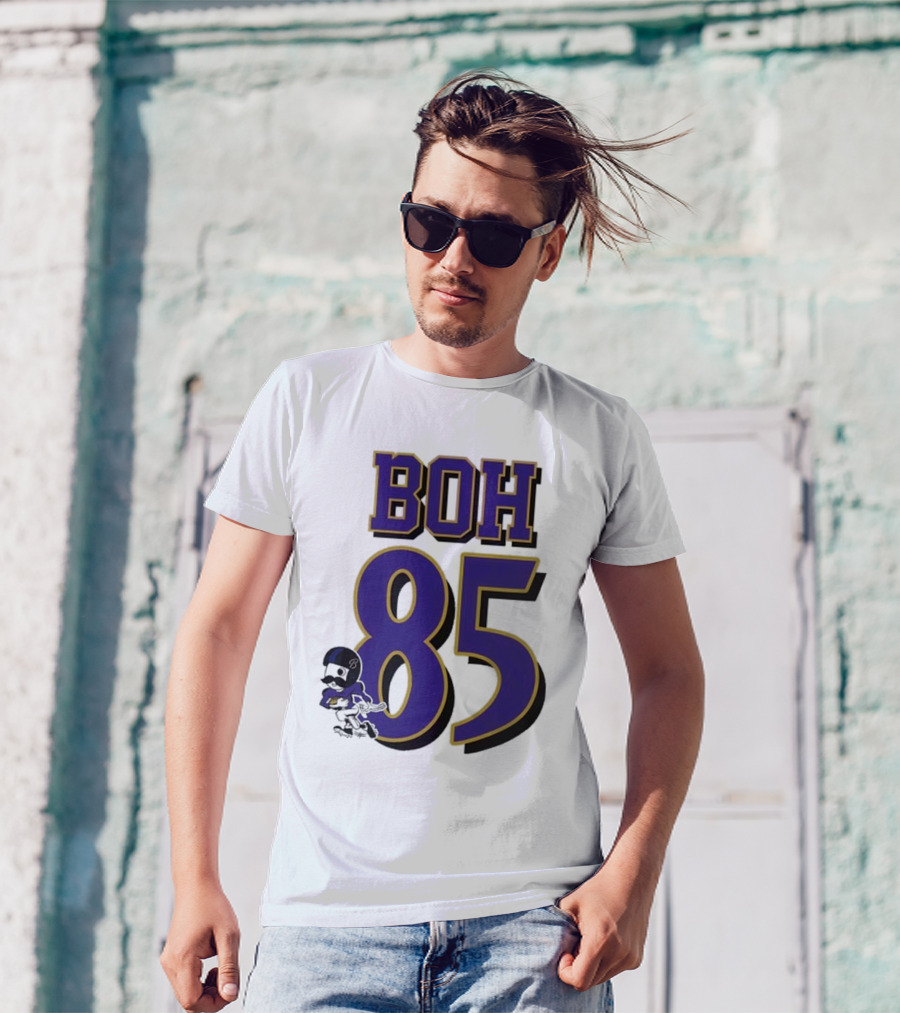 BOH 85 Game Day Football Player T-Shirt