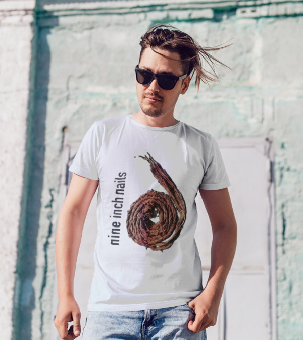 Nine Inch Nails Rope Coil Black T-Shirt
