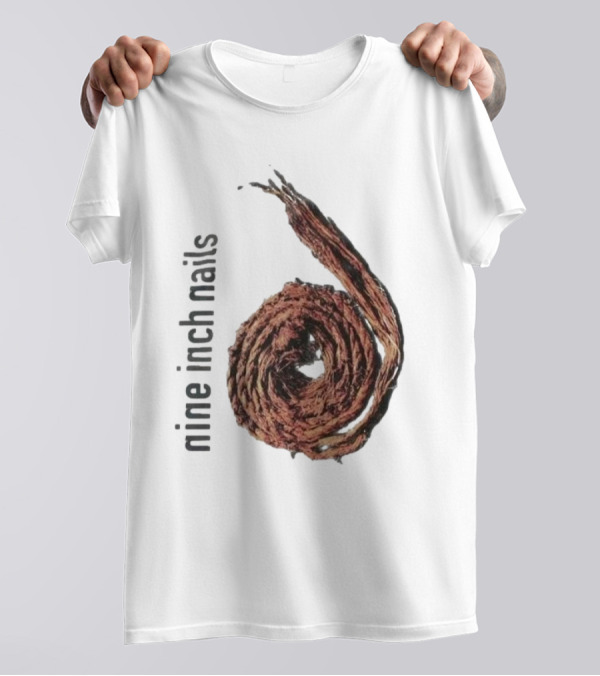 Nine Inch Nails Rope Coil Black T-Shirt