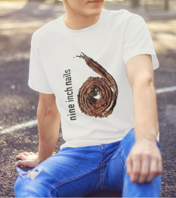 Nine Inch Nails Rope Coil Black T-Shirt