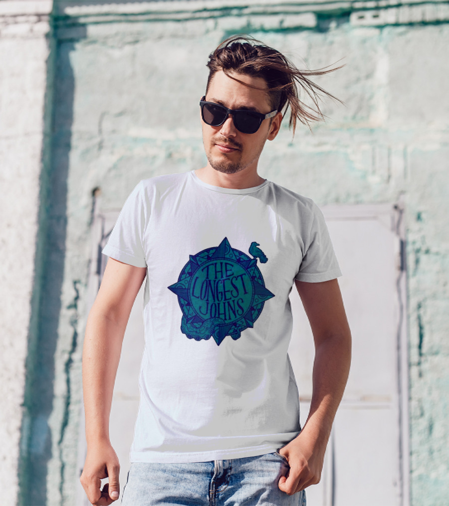 The Longest Johns Octopus Compass Jade T-Shirt