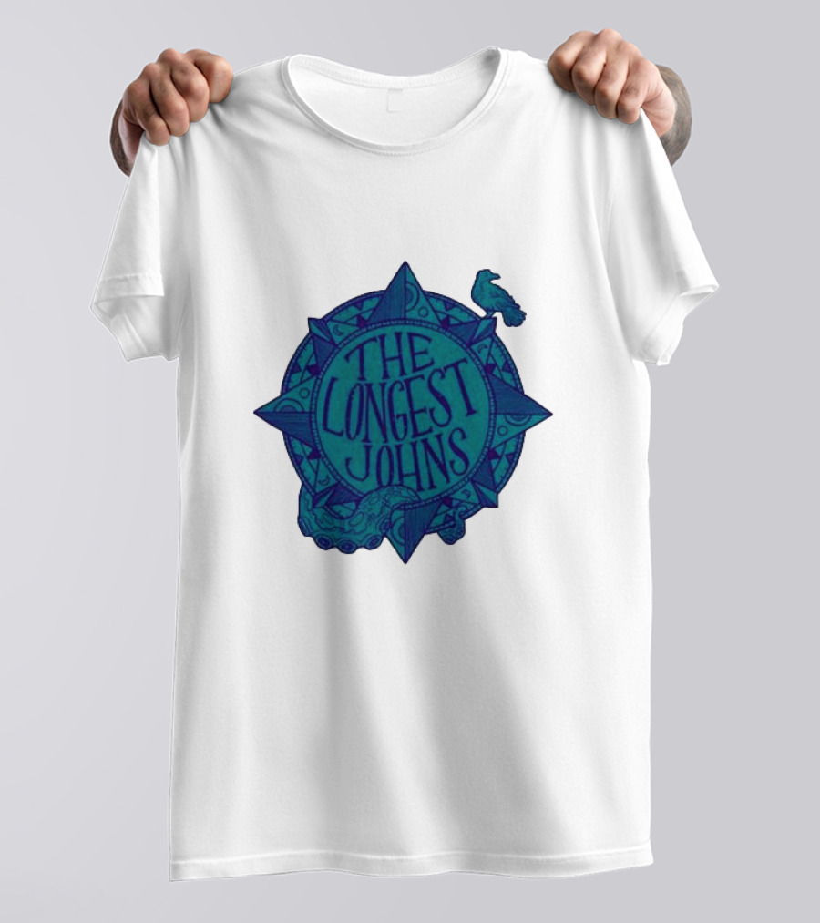 The Longest Johns Octopus Compass Jade T-Shirt